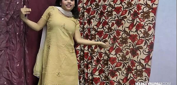  Rupali Indian Girl In Shalwar Suit Stripping Show